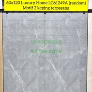 Granit 60x120 abu-abu luxury home LG61249A (random) kualitas 1