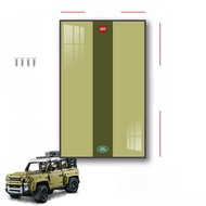 กรอบแสดงโมเดลเครื่องกลแบบเข้ากันได้กับ Lego Land Rover Defender 42110 สำหรับตกแต่งบ้านสไตล์โมเดลรถที