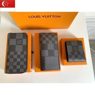 Gucci_ Bag LV_ Bags Men's Casual Leather Short Wallet Foldable Card Long Zipper Multi-function QTJN YXA1