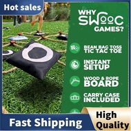 Giant Tic - -Toe Outdoor Game Instant Setup, No Assembly Bean-Bag Toss Games Set,Giant - for Adults