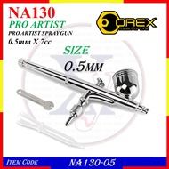 NA130-05 (0.5mm X 7cc) OREX PAINT SPRAY GUN PRO ARTIST O01-02-N130-0.5