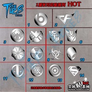 [Sticker 2026] 1CM Avengers S.H.I.E.L.D. CF Resident Evil Radiation Mobile Phone Metal Sticker Earph