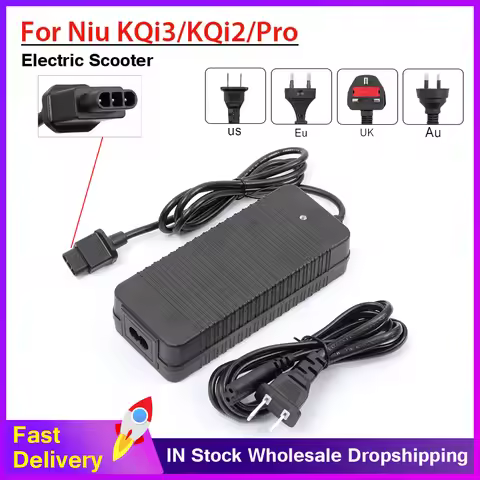 53.5V 2A Battery Charger for NIU KQi1 Pro/Sport & KQi2 Pro/ KQi3 Pro/Sport/ Max Electric Scooter Cha