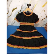 Dress budak Borneo free size berat 15-35kg