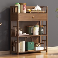 Storage Cabinet Shelf Tea Room Living Room Tea Display Cabinet Curio Shelf Small Tea Set Rack Multi-