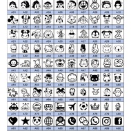 Cute Cartoon Print Leather Luggage Tag Luggage Decoration Luggage Anti-loss Tag Luggage Accessories