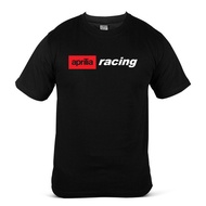 T Shirt Short Sleeve Printed Aprilia Racing Performance Superbike RSV4 Bikes Rider MotoGP Motorcycle