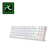 Royal Kludge RK71 71-keys White RGB Wireless Mechanical Keyboard- Huano Blue Switch