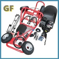168CC modified four-wheel motorcycle drift go kart complete set of vehicle frame accessories gasolin