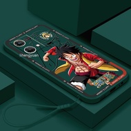 for OPPO Q3I RENO 10 PRO PLUS 2F 2Z 3 4 4F 5 5F 6 6Z 5G 4G 7 LITE Cartoon One Piece Phone Case Squar