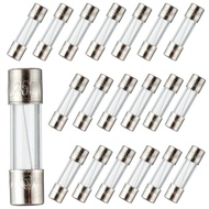 BOJACK 5x20mm 20A 20amp 250V 0.2 x 0.78 Inch F20AL250V Fast-Blow Glass Fuses (Pack of 20