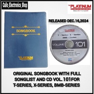 Platinum Songbook with Full Songlist and CD Volume 101 For T-SERIES, X-SERIES, BMB-SERIES, Kapitan,K