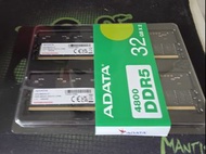 completely brand new ADATA 64GB DDR5 RAM 2×32GB