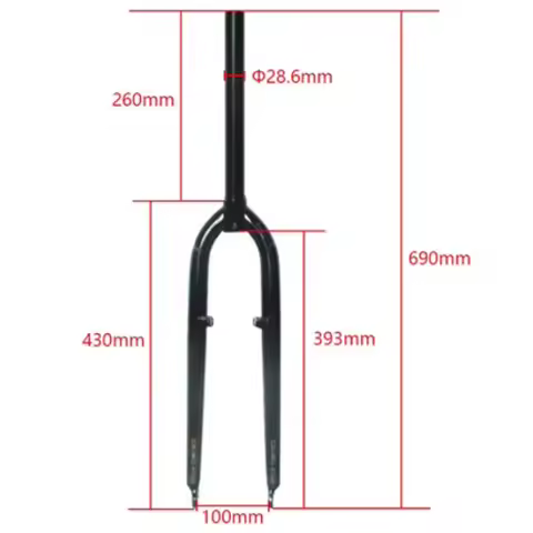 26Inch/27.5Inch Road Bike Fork/4130 Chromoly Steel V Brake / Disc Brake Fork/Mountain/City Bicycle F