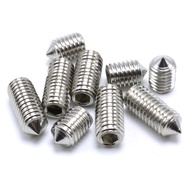 20pcs DIN914 M2 M3 M4 M5 M6 M8  4 6 8 10 12 16mm  304 Stainless Steel A2 Metric Thread Screws Hexago