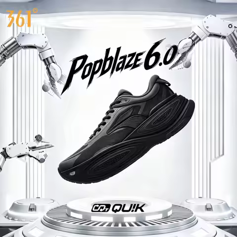 361 Degrees PopBlaze 6.0 New Men's Running Shoes Stable Soft Lightweight Wear-resistant Comfort Shoc