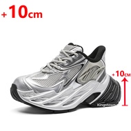 Men’s Lift Height Increase10CM Casual Sports Elevator Shoes Chunky Fashion Sneakers