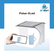 BT Mart Puluz Lampu Photo Studio Tent Box Kit 20cm With 2 LED Lights Portable Durable And Easy Setup