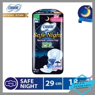HS332 Charm Safe Night Sanitary Napkins 29cm Wing 18 pads