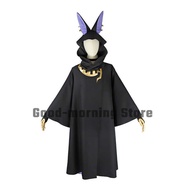 Yy Blackcloak Wig Gloves Hat Carnival Halloween Party Game Cyno Cosplay Suit Uniform Role Play