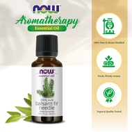 NOW Essential Oils, Balsam Fir Needle Oil, Woodsy Aromatherapy Scent, Steam Distilled, 100% Pure, Ve