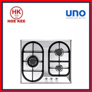 Uno 3-Burner Stainless Steel Hob UP6300TRSV