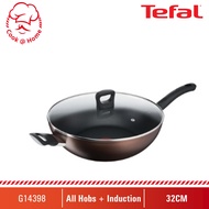 Tefal Day by Day Wok Pan 32cm w/lid G14398