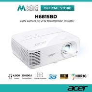 ACER H6815BD 4,000 ANSI LUMHENS 4K UHD (3,840 x 2,160) DLP PROJECTOR, CONTRAST RATIO: 10,000:1  & UP