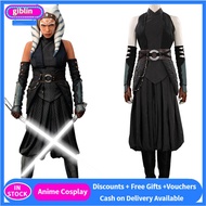 [giblin] Mandalorian Ahsoka Tano Cosplay Costume Outfits Halloween Carnival Suit
