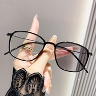 Men's and women's high definition 0-500 degree photosensitive color-changing myopia glasses anti-blu