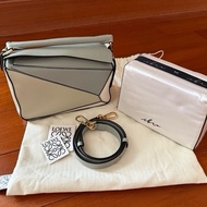 LOEWE Puzzle Ash Grey灰綠色