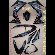 HLD COVERSET STICKER TANAM BATMAN HONDA RS150 V1/V2/V3