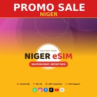 [PROMO] Niger Travel eSIM 1GB-5GB Data | Big Sale | Instant QR | 4G/5G