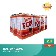 Lem FOX Kuning Galon 2.5 kg Lem HPL Lem Triplek Kulit Karet