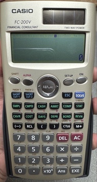 Casio FC-200V 財務計算機