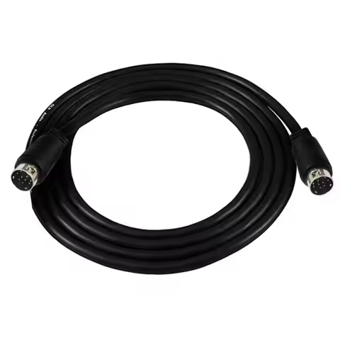 Mini Din 9-pin Male to 9-pin Male Audio Input Cable 1m 2m 3m Compatible Video Games Connector, sound