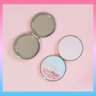 Yzabelle Unicorn Compact Mirror Glittered Circle
