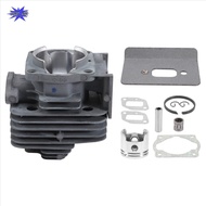 44MM 52CC Cylinder Assy 1E44F-5 44F-5 44-5 BG520 CG520 Assembly Piston Kit Ring Pin Clip Rebuild Tri