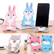 SG STOCKS Dog Cat Bunny Wooden Handphone Smartphone iPad Tablet Charging Holder Stand