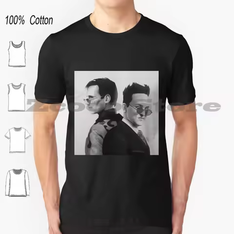 Edward & Oswald 100% Cotton Men And Women Soft Fashion T-Shirt Edward Nygma Oswald Cobblepot Cory Sm