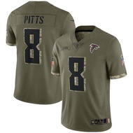 XY NFL Atlanta Falcons Kyle Pitts 2022-2023 Bóng Đá Jersey Fan Edition - Áo Thể Thao Cho Người Hâm M
