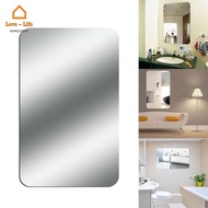 Portable Self Adhesive Oval Rectangular Acrylic Reflective Mirror Wall Sticker/ High Quality Durable Waterproof Moisture Proof Specular Effect Decal