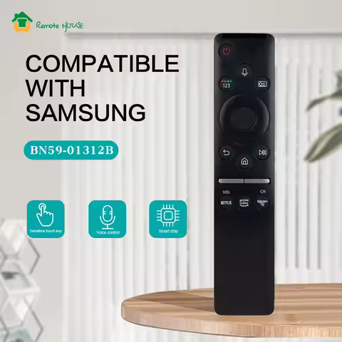 BN59-01312B BN59-01330A Samsung Voice Remote Control Use For UE43RU7406U QE43Q60RALXXN QE65Q70RATXXC