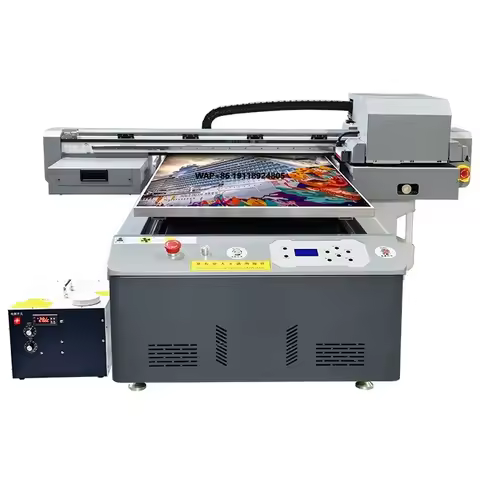 Locor UV 60*90 cm A1 A2 Size Digital Inkjet UV Flatbed Printer UV Led 3D Effect Flatbed Plotter Pric