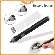 Uni Art Electric Eraser Refillable Pencil Eraser Stationery Battery Electronic Eraser