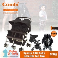 Combi Spazio Duo Twins Baby Stroller (Black)