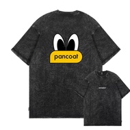 Pancoat Oversize Washed T-Shirt Good Quality Black Stone