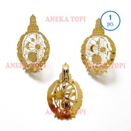 Lencana Keraton Solo Murah - Pin Logo Keraton Surakarta Pin Bross Kraton Solo - Aneka Topi / 1pcs