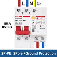 DZ47LE RCBO with SPD Lightning protection Residual current circuit breaker with surge protector smal