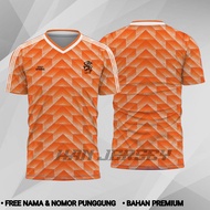 Jersey Bola Belanda 1988 Full Printing